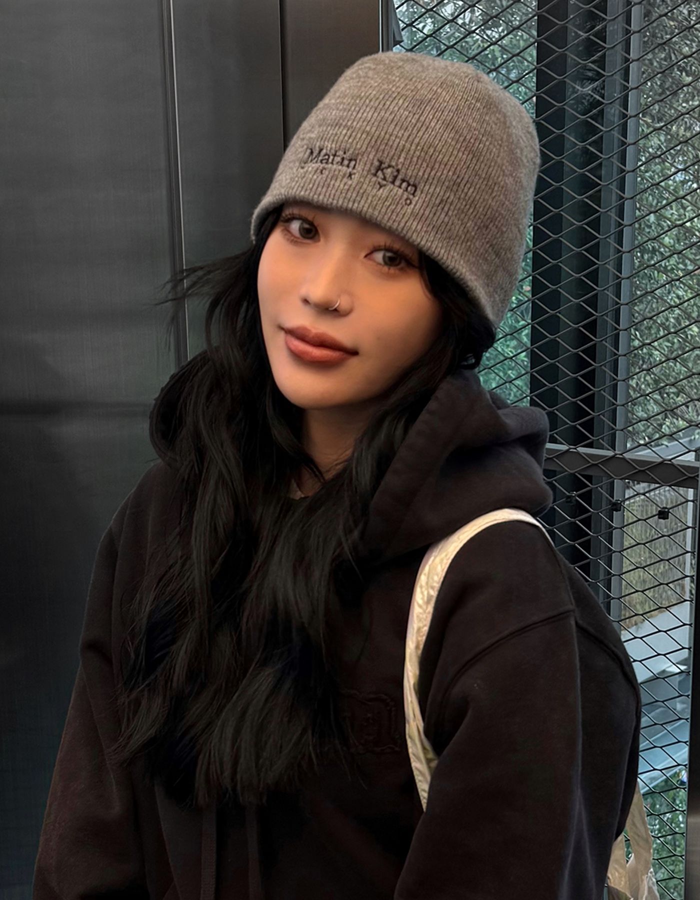 マーティンキム　ジャケット　Matin Kim MATIN KIM ダウンジャケット 23F/W HIGH NECK CLASSIC CROP