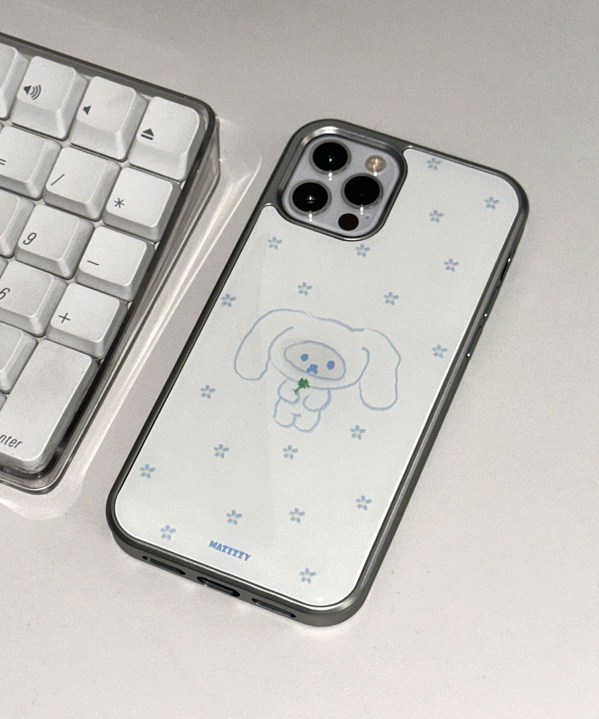 마찌(MAZZZZY) [Silver Epoxy]Bunny = Muffin case