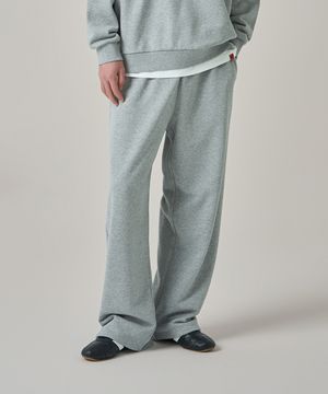 에센셜 스웻팬츠 멜란지그레이