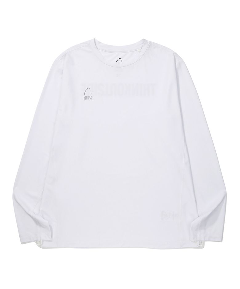 칠라이트(CHILL LITE) 아스킨 THINK OUTSIDE 리플렉티브 롱 슬리브 WHITE