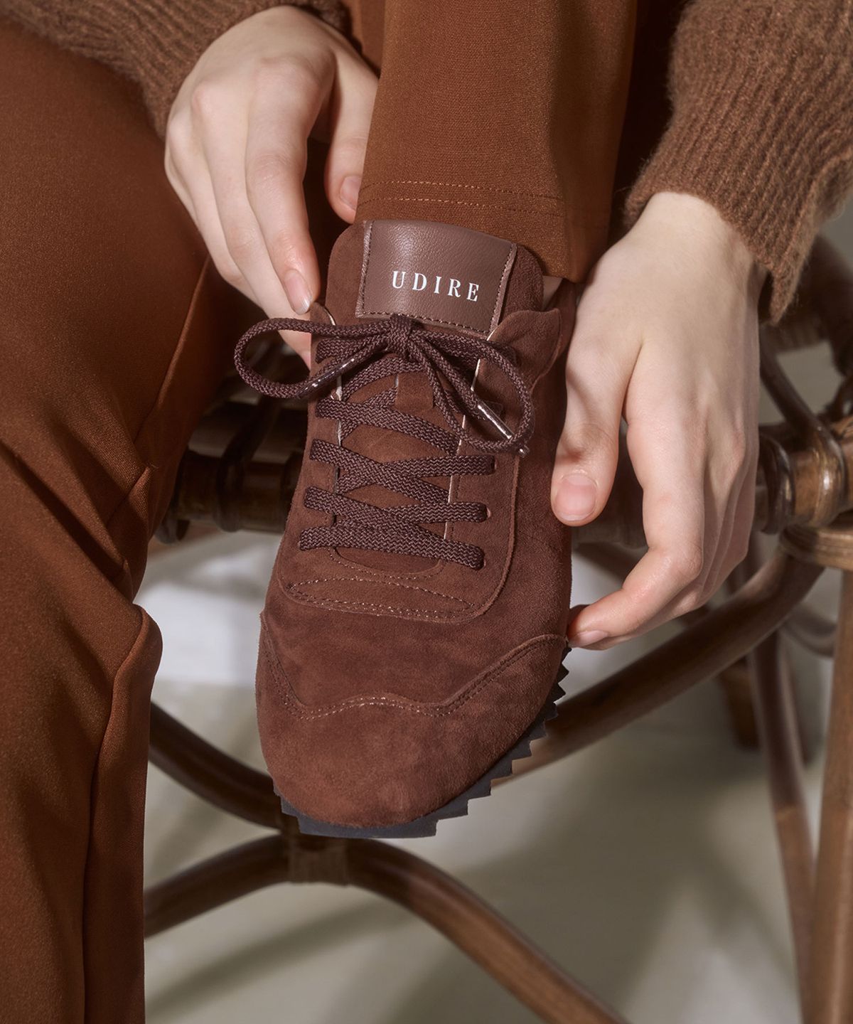 우디레(UDIRE) Genio_Sneakers_Brown(UFA4MK40BR)