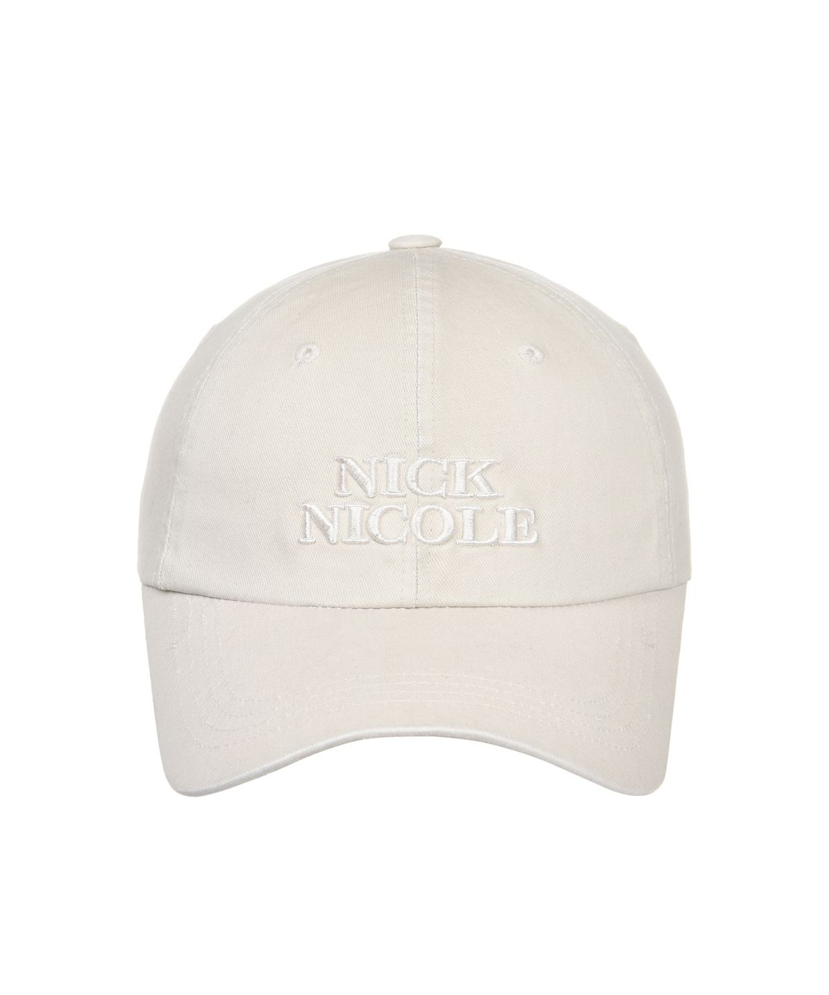닉앤니콜(NICK&NICOLE) MINI ORIGINALS NICOLE BALL CAP_VINTAGE BEIGE