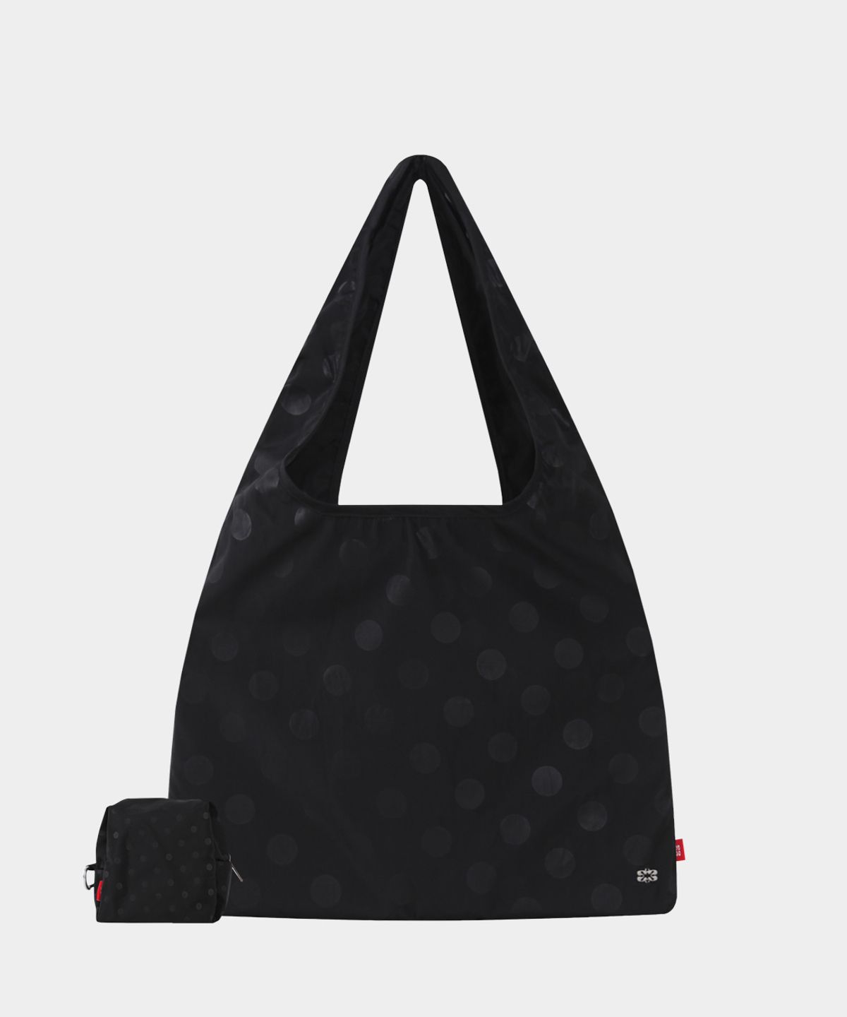 키시닝(KISYNING) Dot in Pocket Eco Bag (Black)
