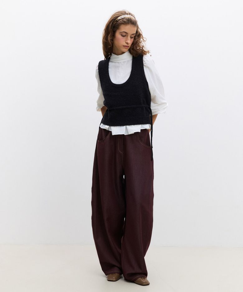 Bowie Pants / Burgundy