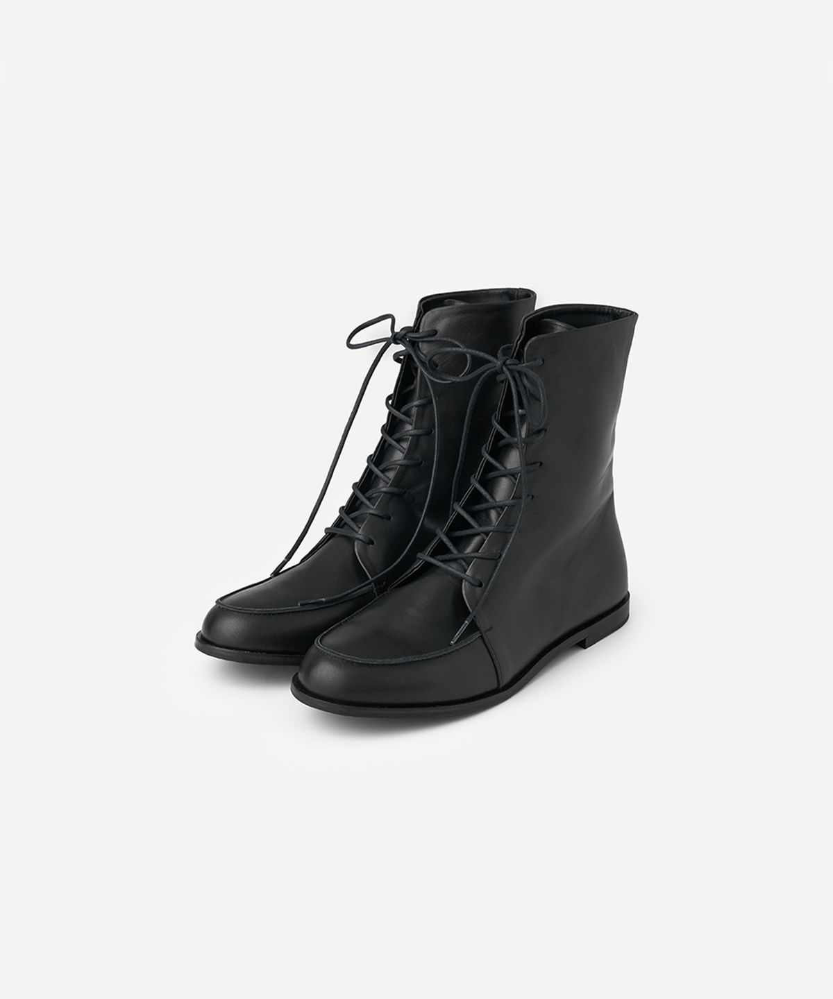 호와스(HOWUS) LACE-UP HALF BOOTS (BLACK)