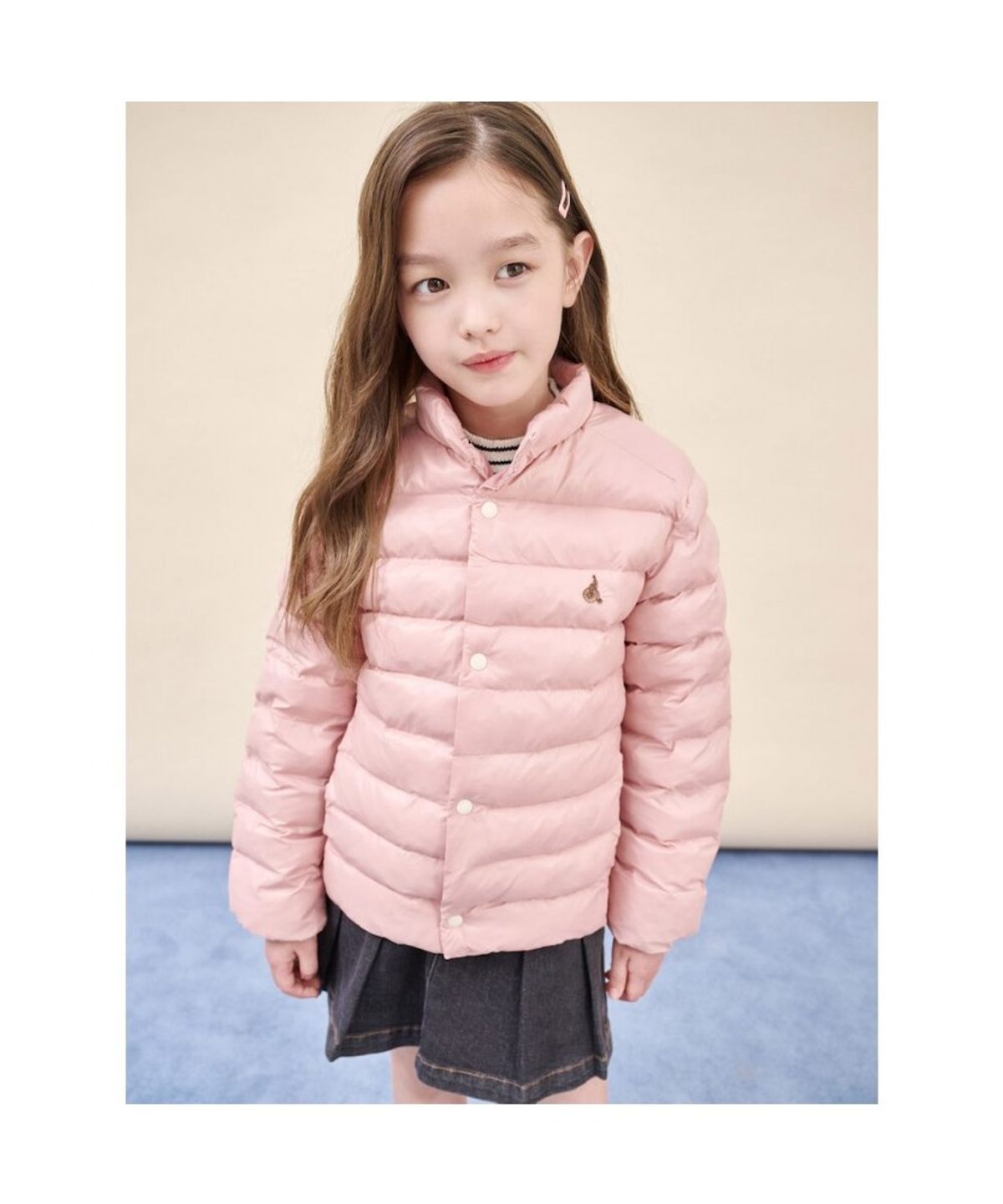 빈폴 키즈(BEANPOLE KIDS) 경량 패딩 점퍼  라이트 핑크 (BI5938U08Y)