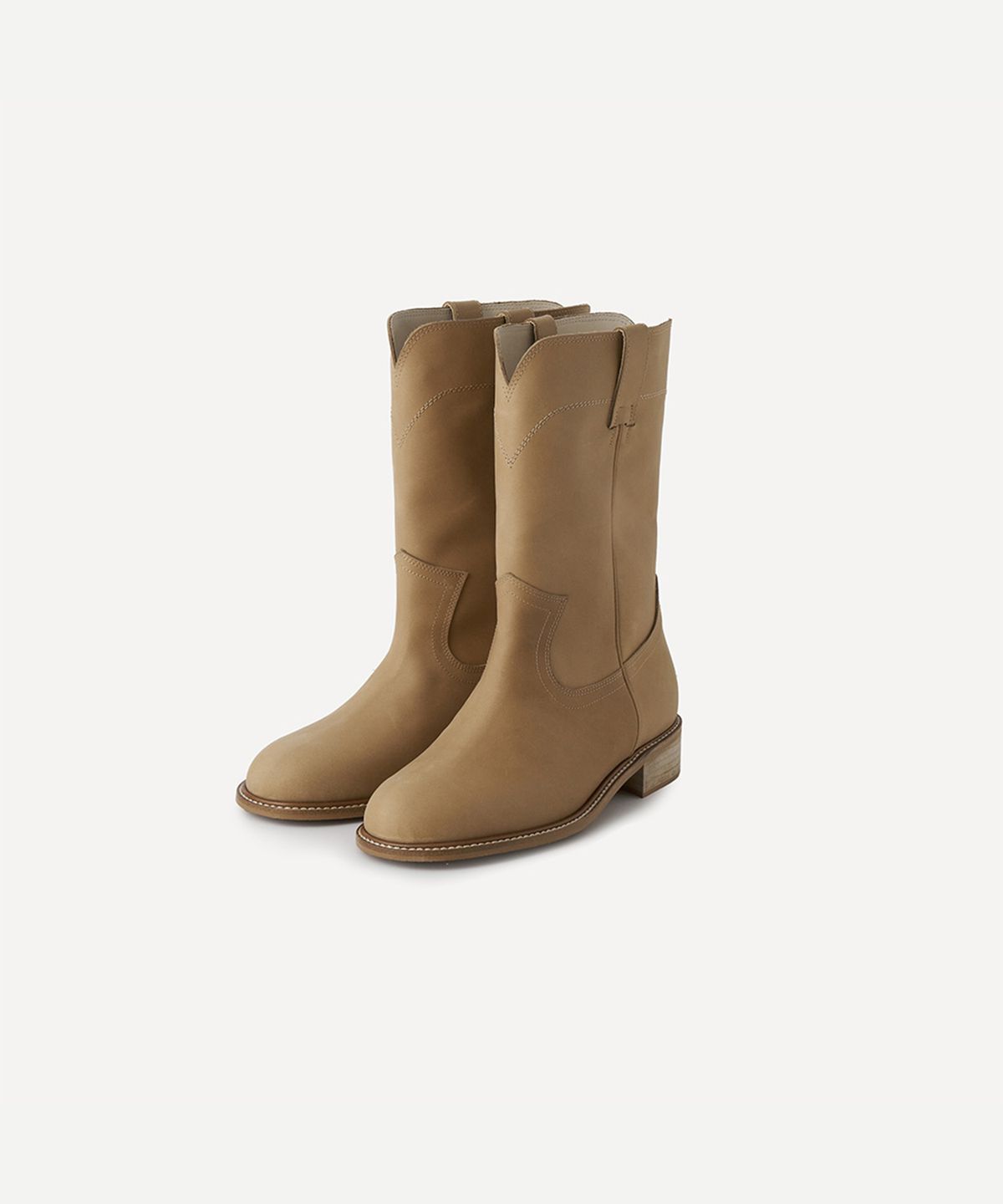호와스(HOWUS) WEDNES HALF BOOTS (NATURAL CAMEL)