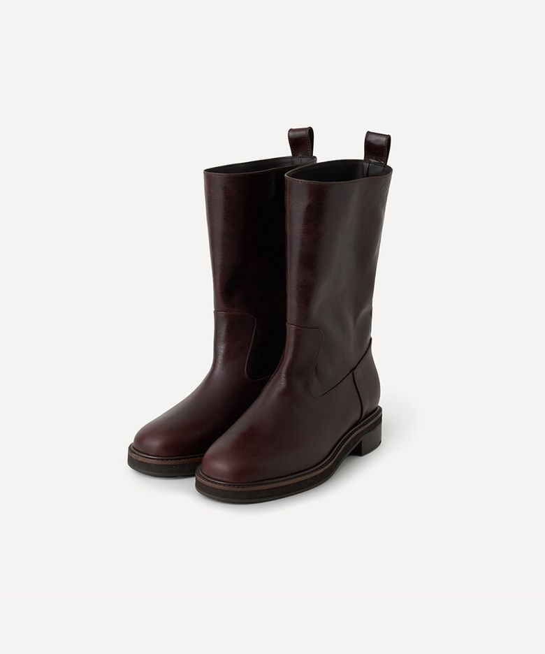 WIT HALF BOOTS (WINE)
