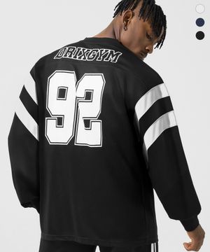 럭비 배색 저지 롱 슬리브_3color