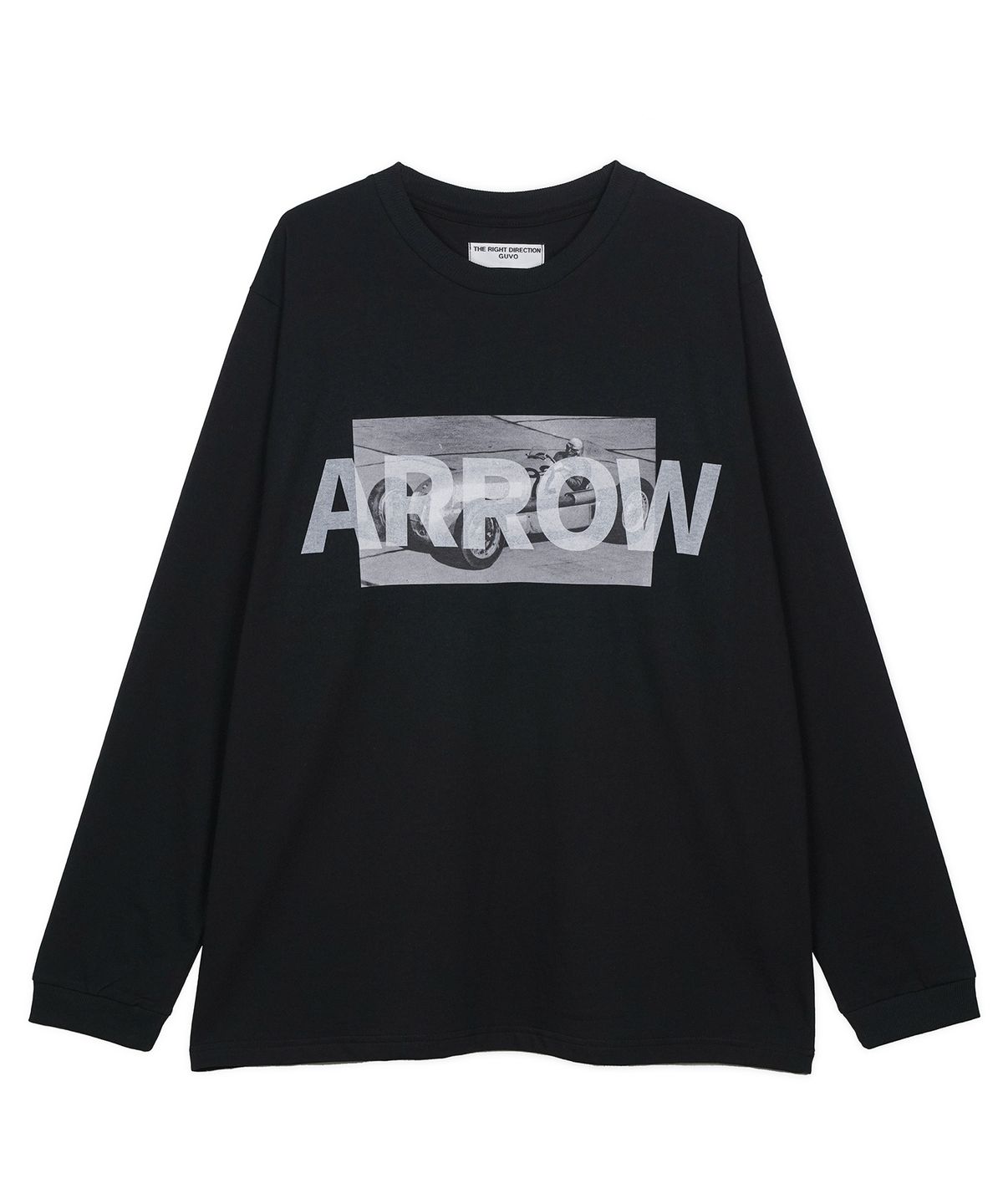 구보(GUVO) ARROW tee, black