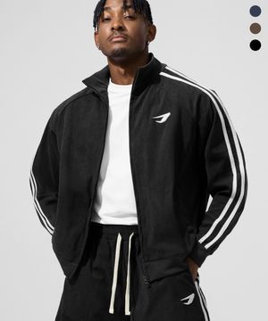 코듀로이 트랙 라인 2WAY 집업 자켓_3color