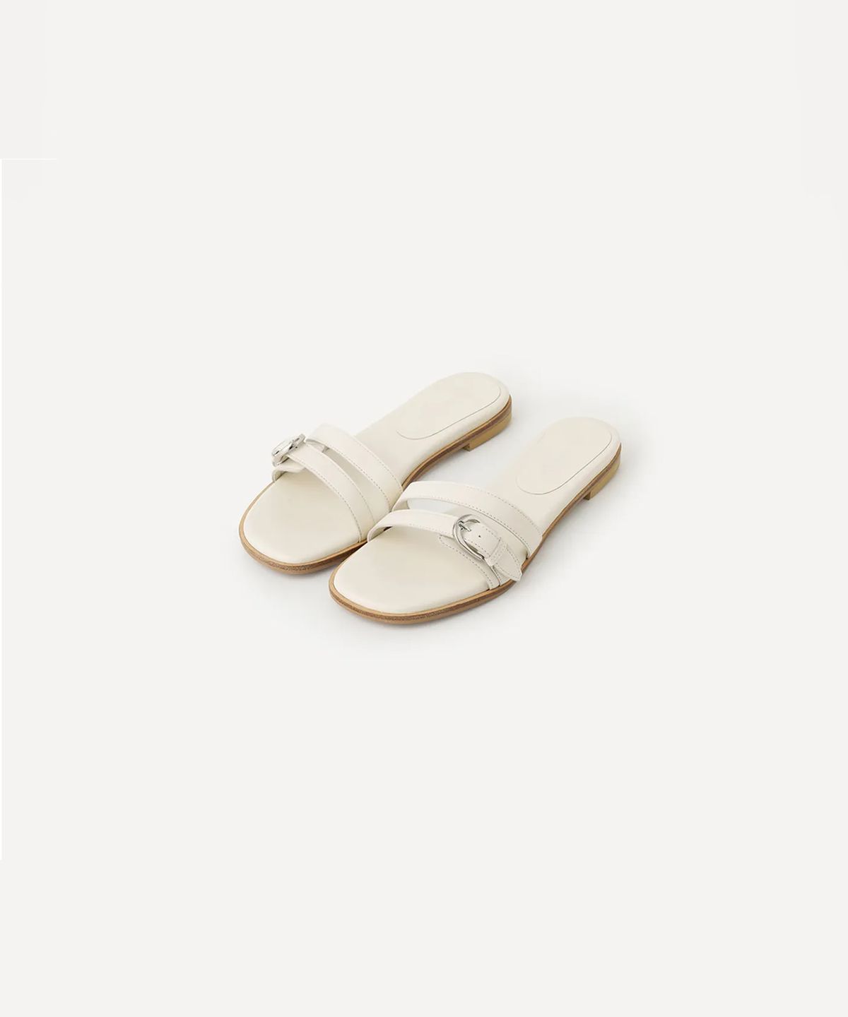 호와스(HOWUS) TWIN BELT MULE (IVORY)
