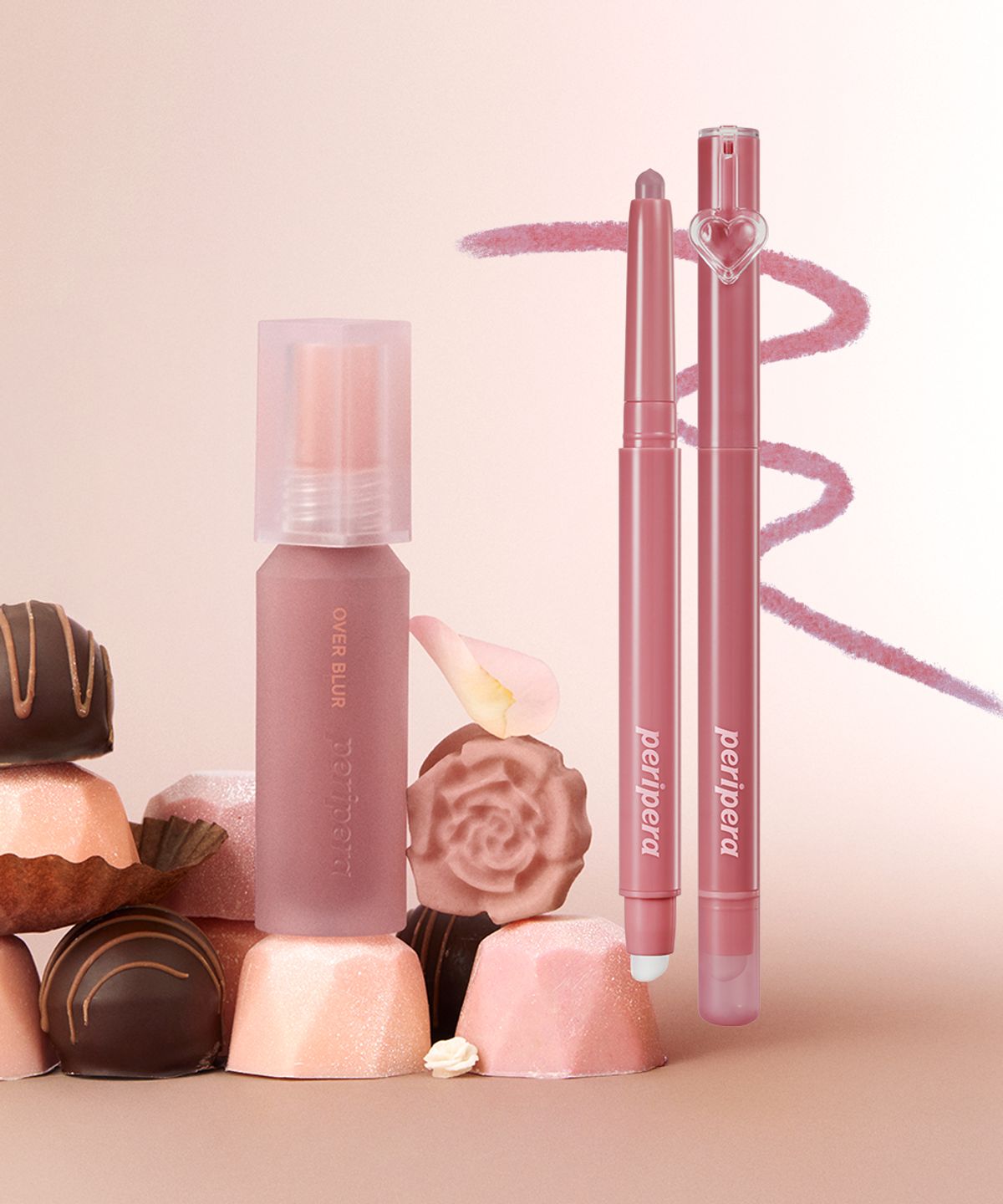 페리페라(PERIPERA) [SET] 오버 블러 틴트 + 플럼핑 듀 립펜슬 [증정] 리무버10ml