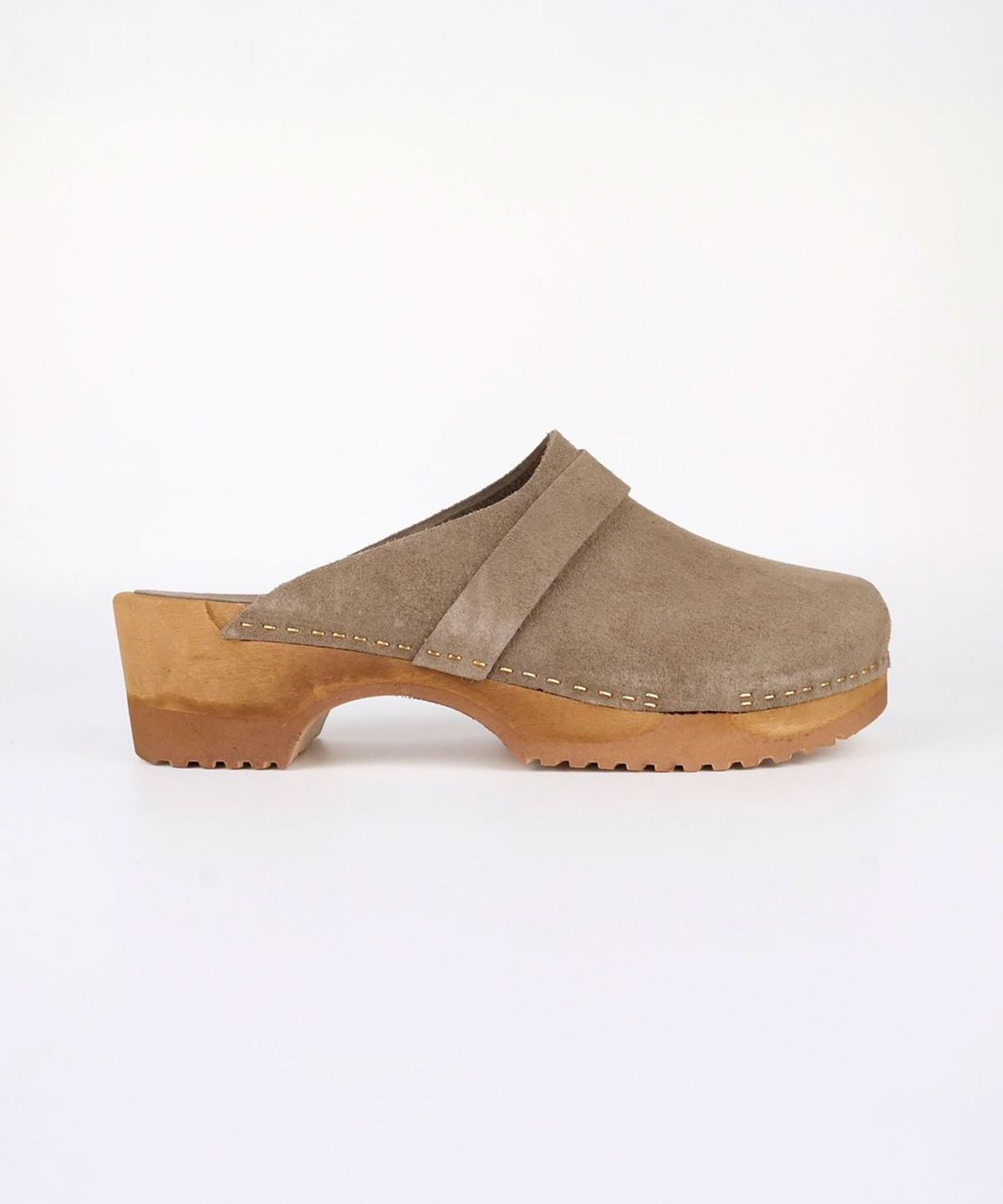 보사보(BOSABO) 내추럴 라이닝 클로그 뮬_TAUPE(3cm) BOSW25WSLI004TAU