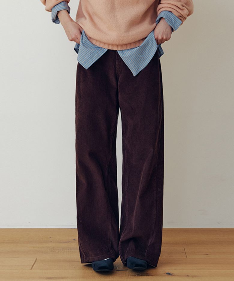 Corduroy Wide Pants_EEFPT98_4color