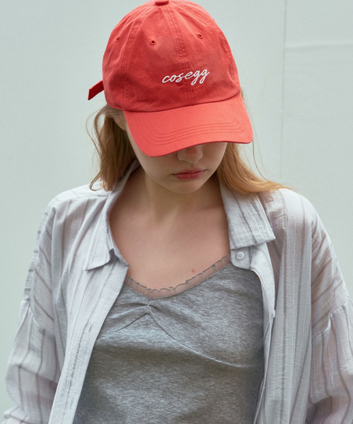 코스에그(COSEGG) Cosegg Cursive Ball Cap_EESAC61 _4colors