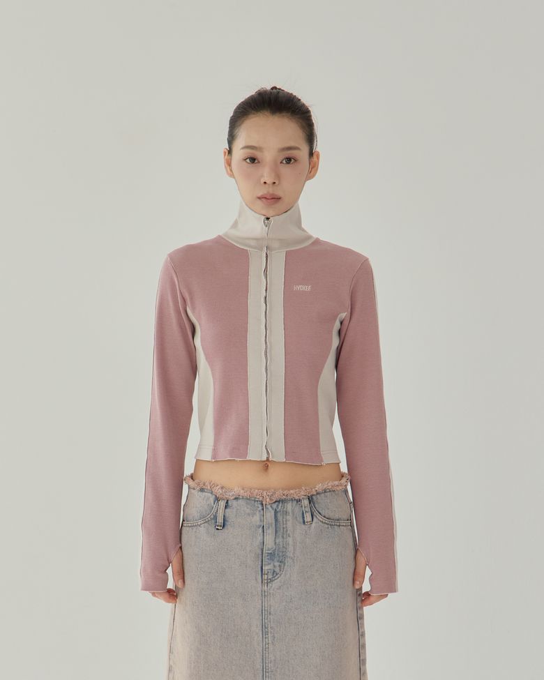 Track Zip-up (Pale Pink) / 25FWTS003PI