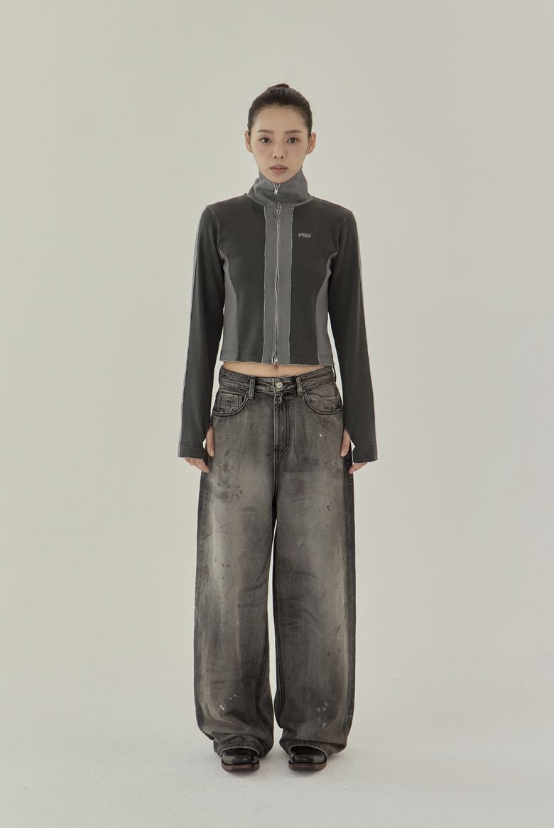 Dirty Detail Black Denim / 25FWPT005BK
