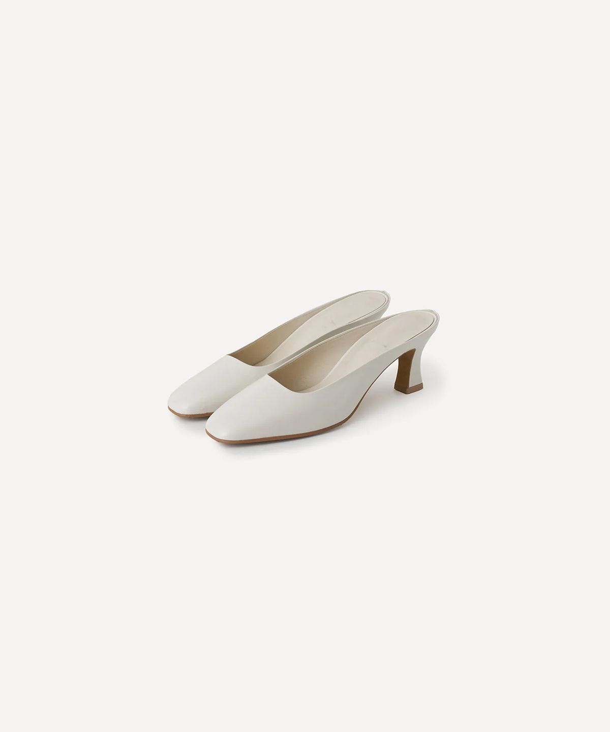 호와스(HOWUS) SOLI MULE_HEEL (IVORY)