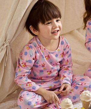 소프킨 메르씨 긴팔 키즈 실내복 세트