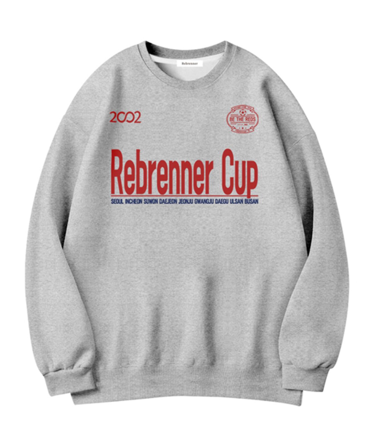 리브레너(REBRENNER) 스탠다드 리브레너컵 스웨츠 셔츠 그레이
