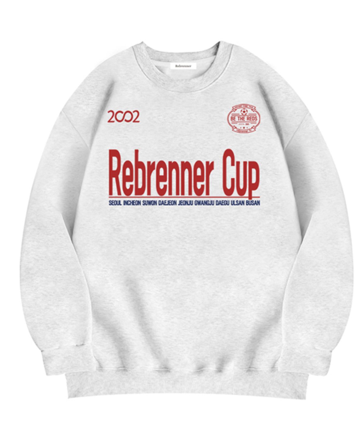리브레너(REBRENNER) 스탠다드 리브레너컵 스웨츠 셔츠 백메란지