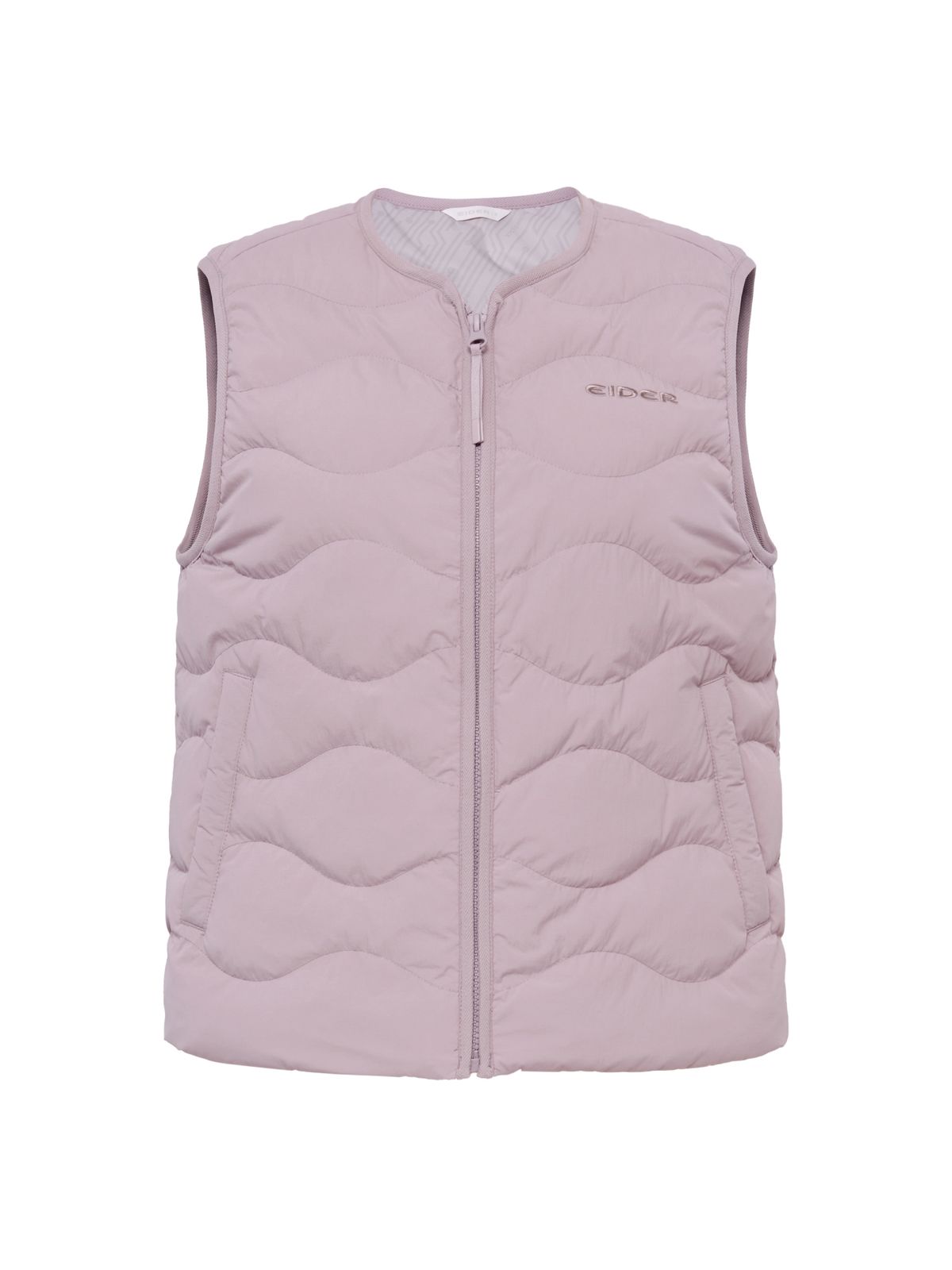 아이더(EIDER) THERMOLOCK (써모락) 여성 슬림 블렌드 다운 베스트_Greyish Pink