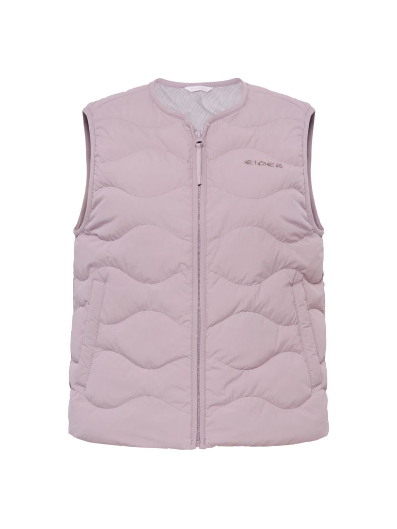 THERMOLOCK (써모락) 여성 슬림 블렌드 다운 베스트_Greyish Pink