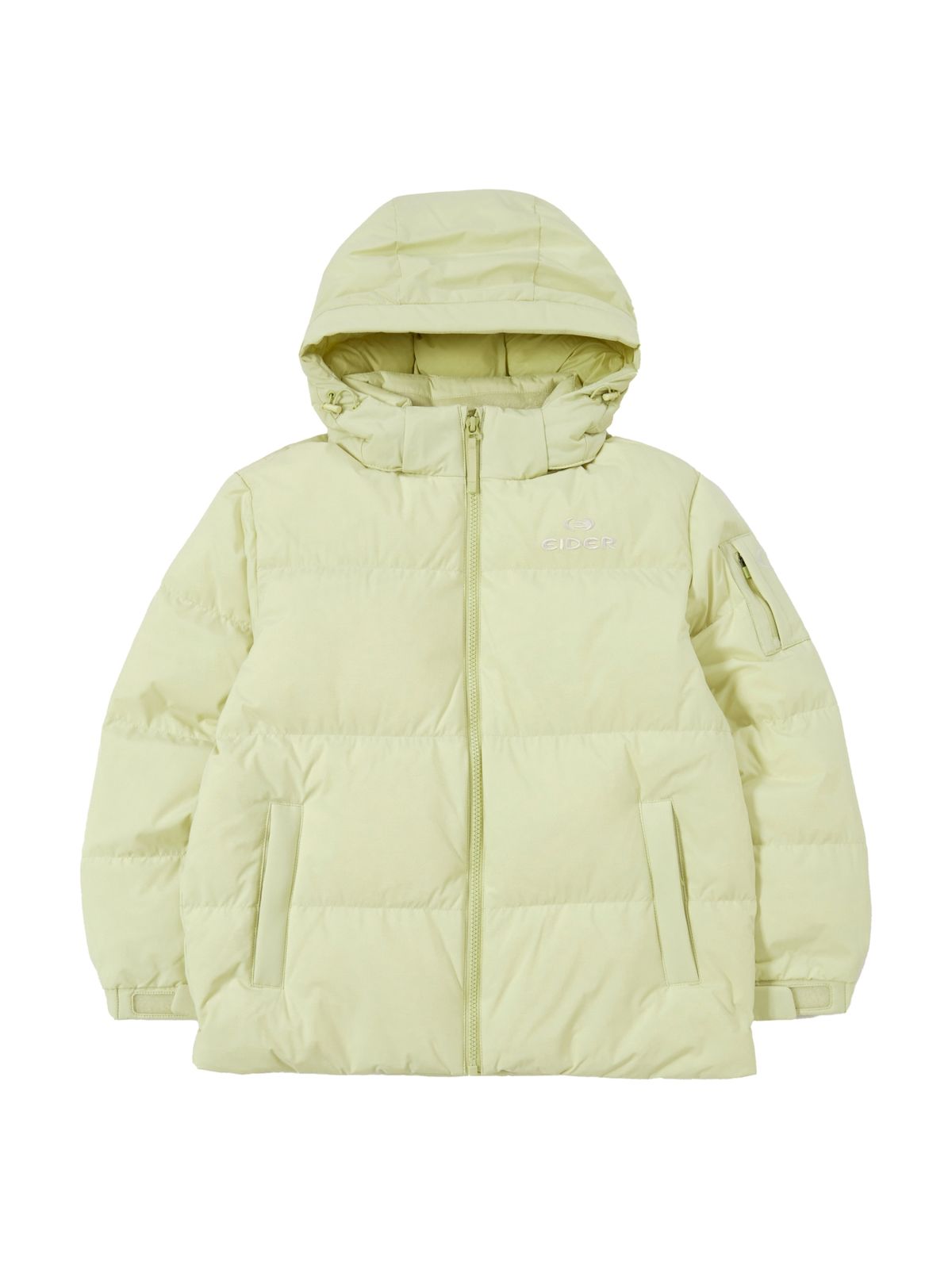 아이더(EIDER) STELOL Z (스테롤 Z) 키즈 UNI 푸퍼 다운 자켓 _Yellow Green