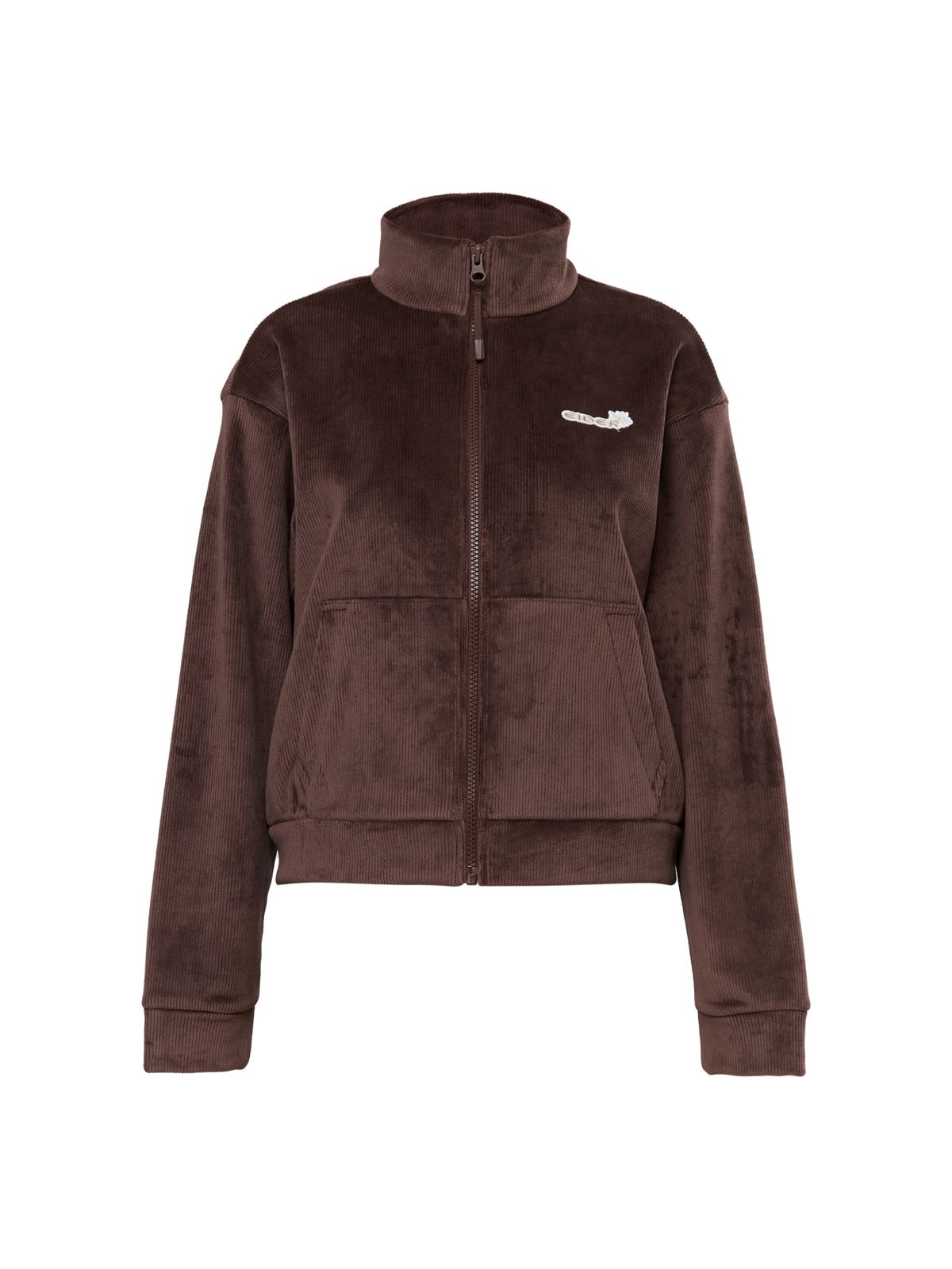 아이더(EIDER) VELOUR (벨로아) 여성 트레이닝 자켓_Brown