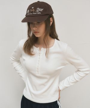 허그 무드 헨리넥 롱슬리브_3COLOR(W25-TP42)