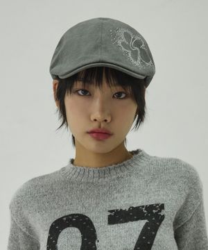 심볼 로고 핫픽스 헌팅캡[그레이]