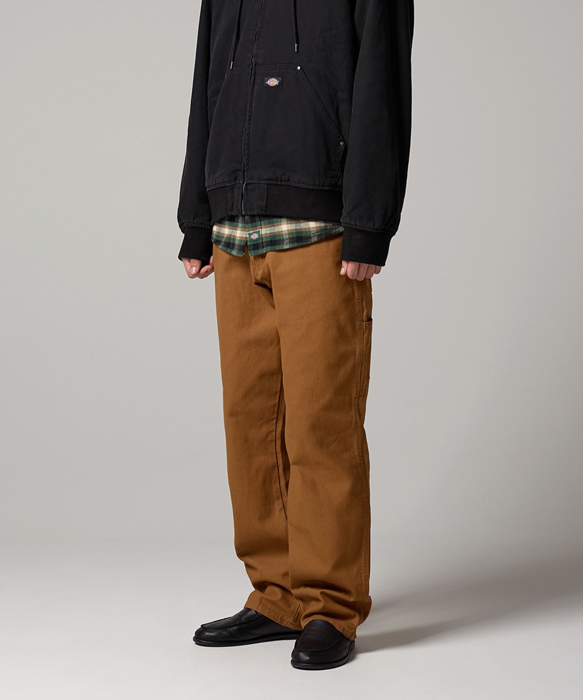 디키즈(DICKIES) 샌디드 덕 유틸리티 팬츠 Brown Duck