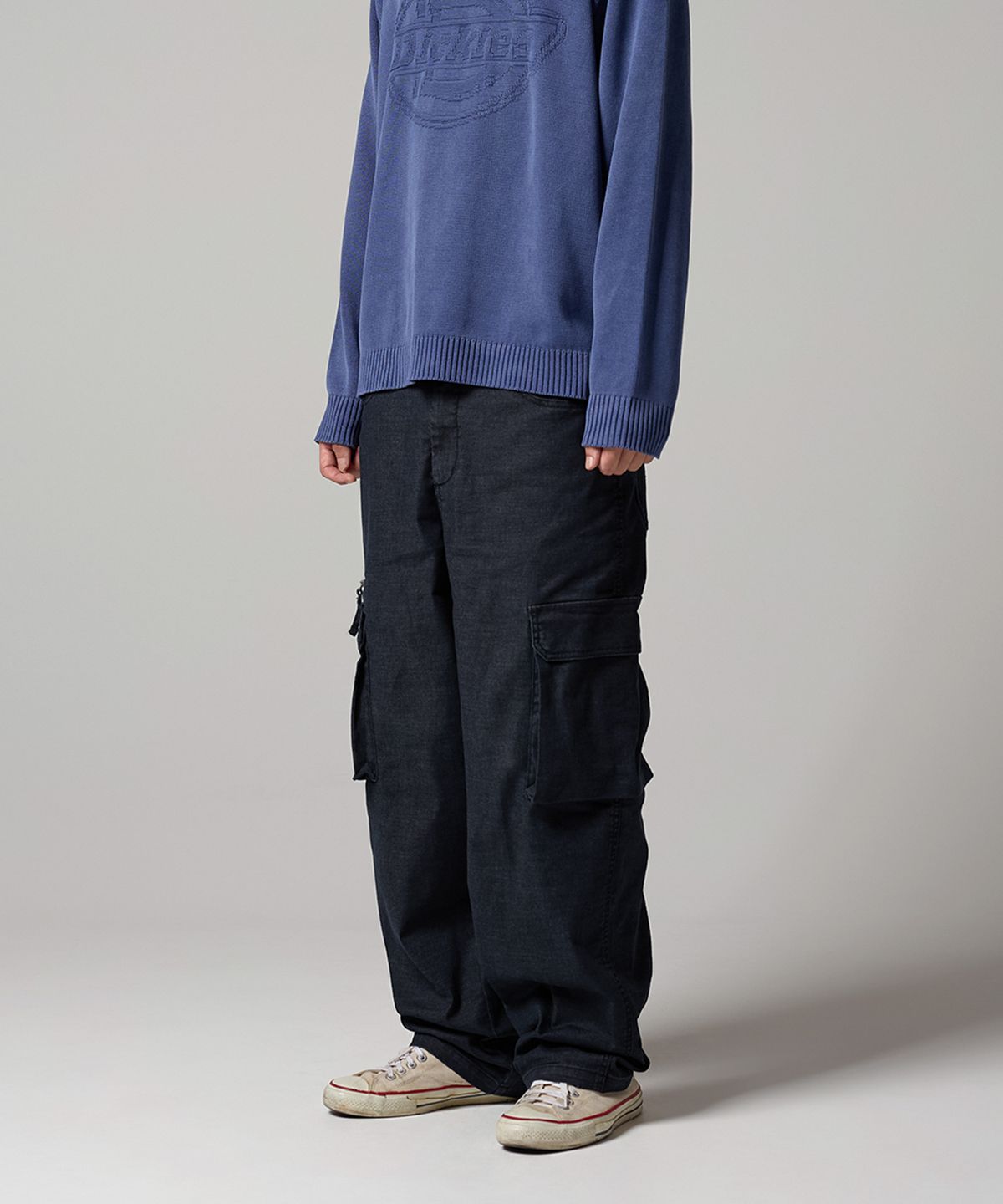 디키즈(DICKIES) 캔버스 카고 팬츠 Black
