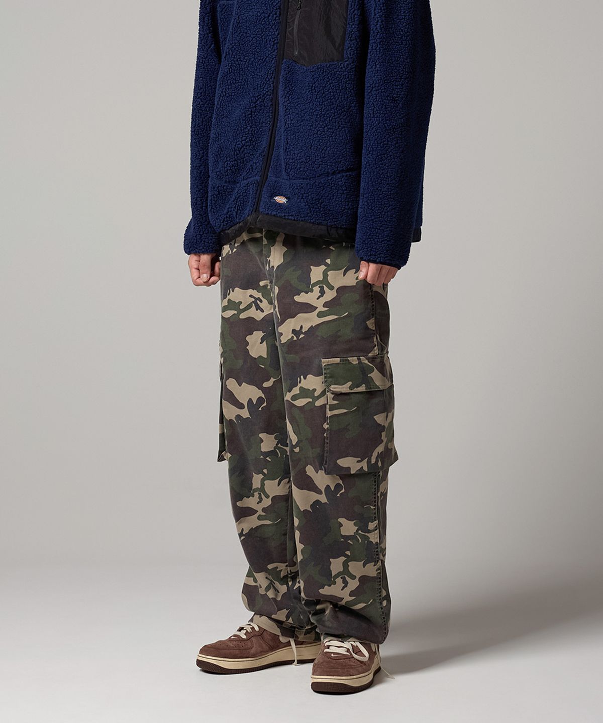 디키즈(DICKIES) 캔버스 카고 팬츠 Camouflage