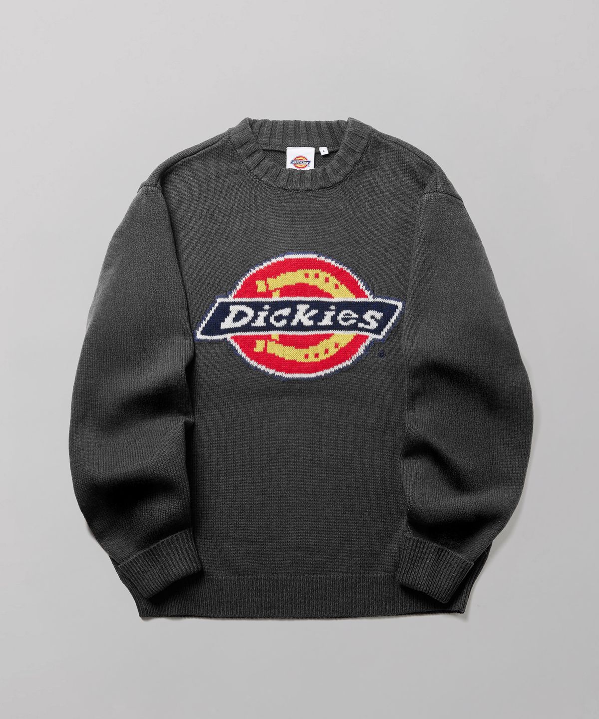 디키즈(DICKIES) 트리 로고 풀오버 니트 Charcoal