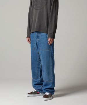 더블니 루즈핏 데님 팬츠 Archive Wash