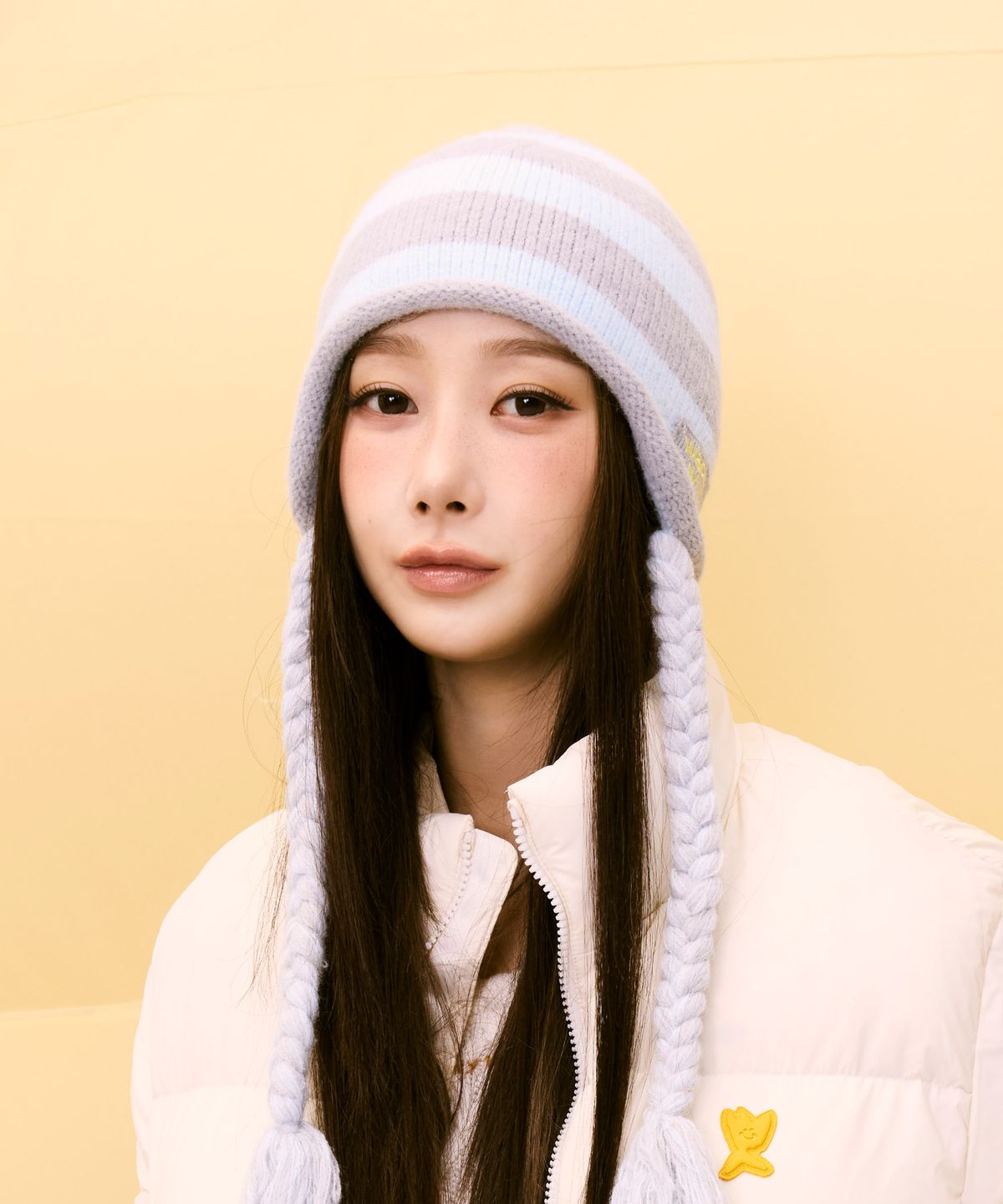 와키윌리(WACKY WILLY) 스트라이프 테슬 비니 (2 colors)