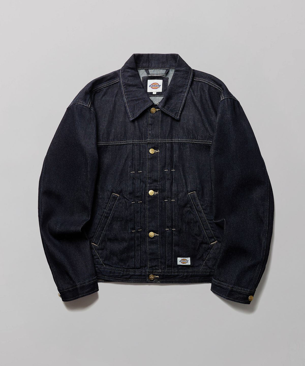 디키즈(DICKIES) 트러커 오버핏 데님 재킷 Rinsed