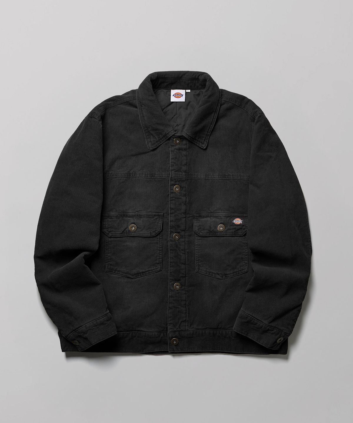 디키즈(DICKIES) 워시드 코듀로이 재킷 Black