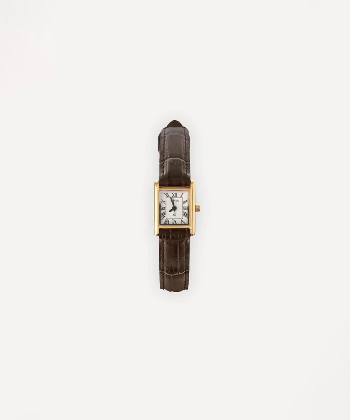 호와스(HOWUS) NEW SQUARE CLASSIC WATCH (WHITE BROWN)