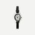 CLASSIC ELLIPSE LEATHER WATCH (SILVER)