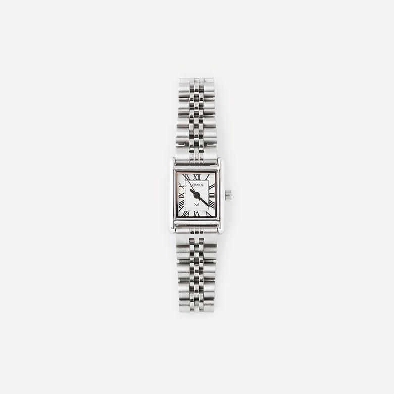 SQUARE METAL WATCH (SILVER)