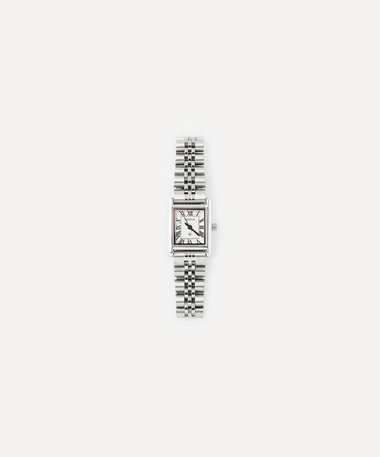 SQUARE METAL WATCH (SILVER)