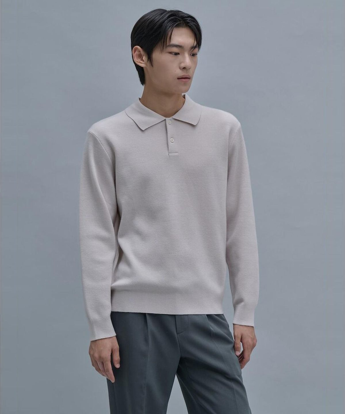 시프트지(SHIFT.G) Polo Neck Sweater  Ivory