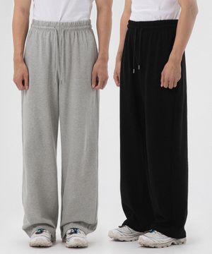 [2PACK]데일리 와이드 트레이닝 팬츠