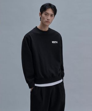 WHPH Overfit Sweatshirt  Black