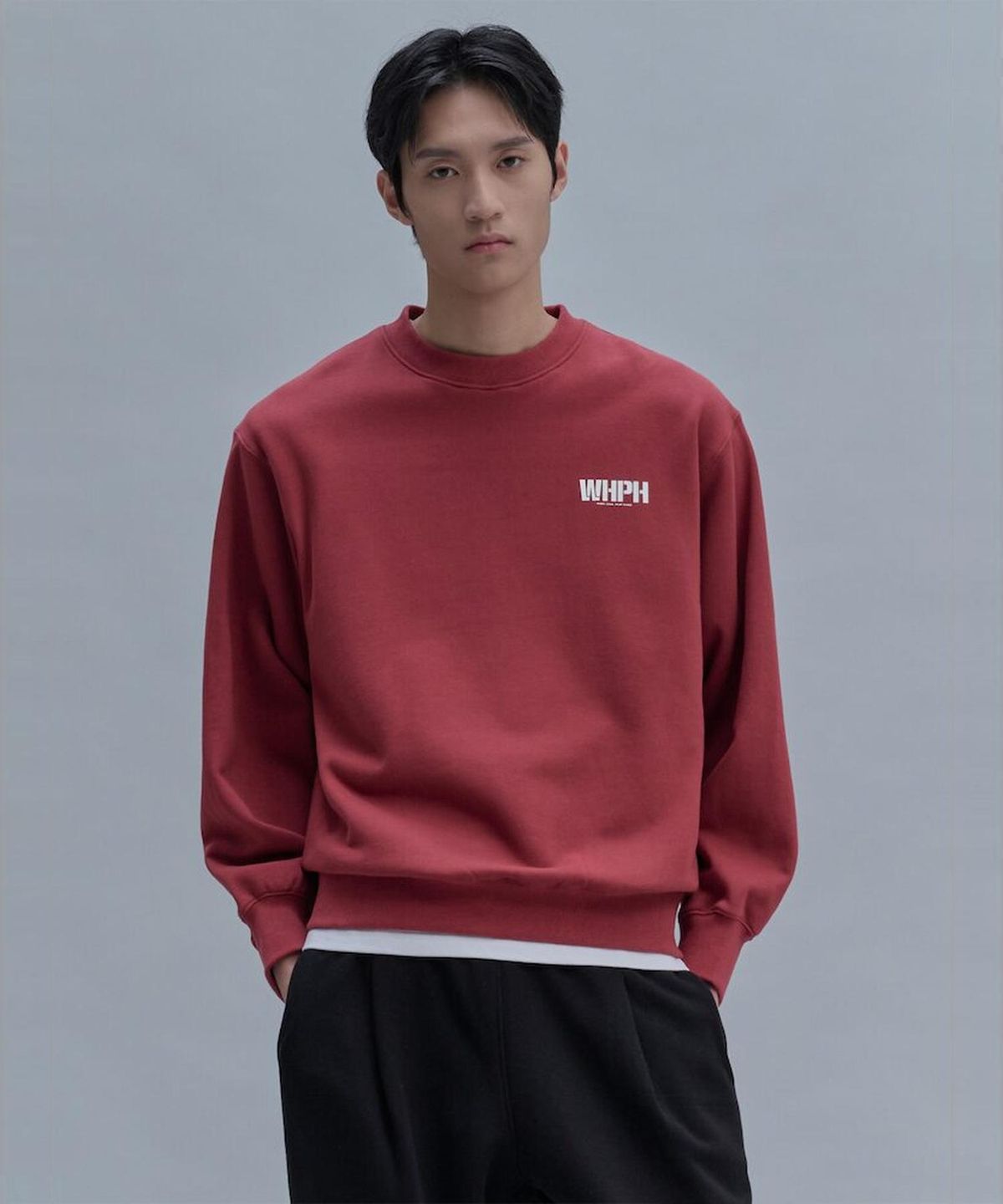시프트지(SHIFT.G) WHPH Overfit Sweatshirt  Red