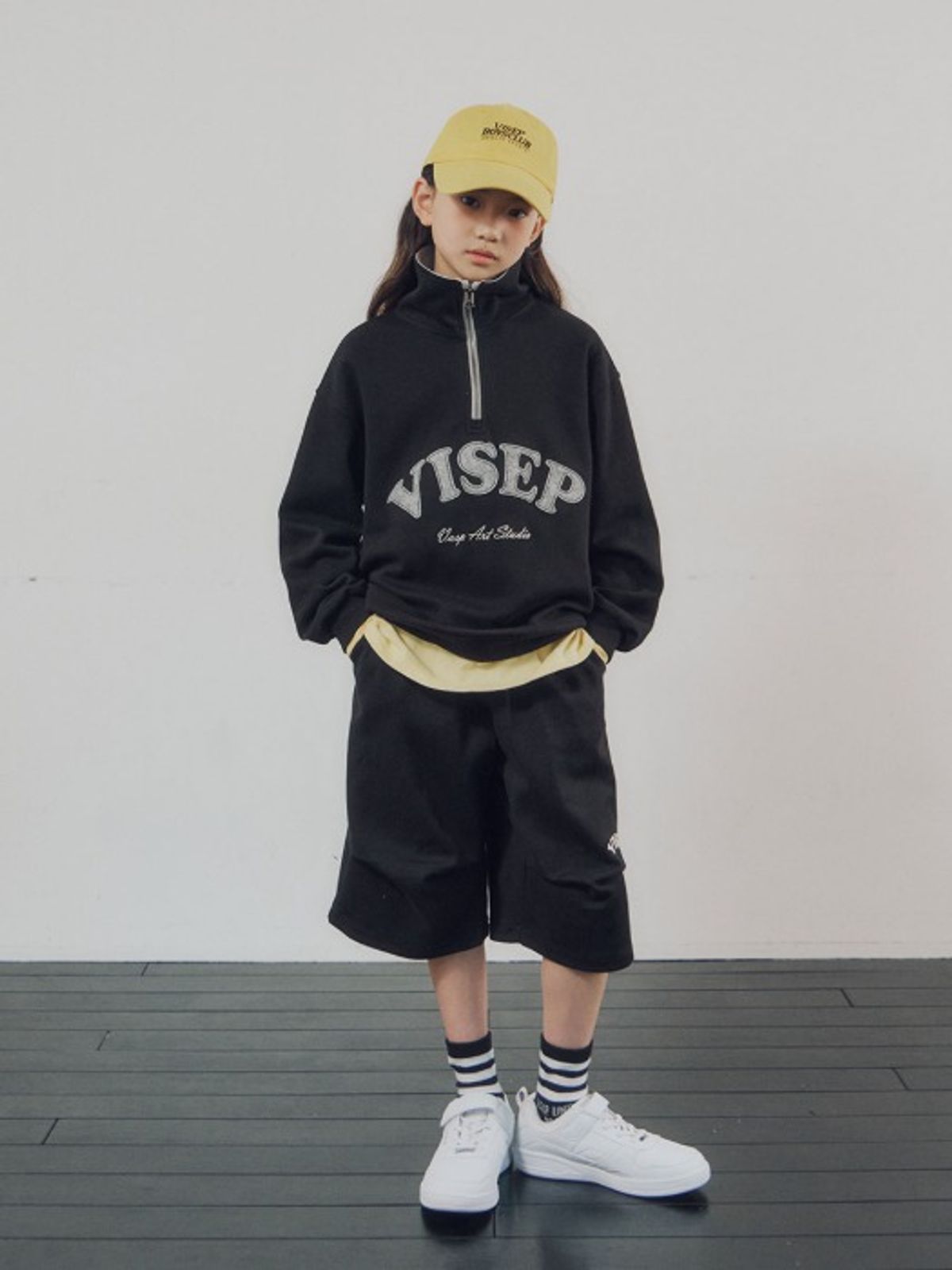 비아셉템버(VIASEPTEMBER) 넬로 버뮤다 팬츠 블랙