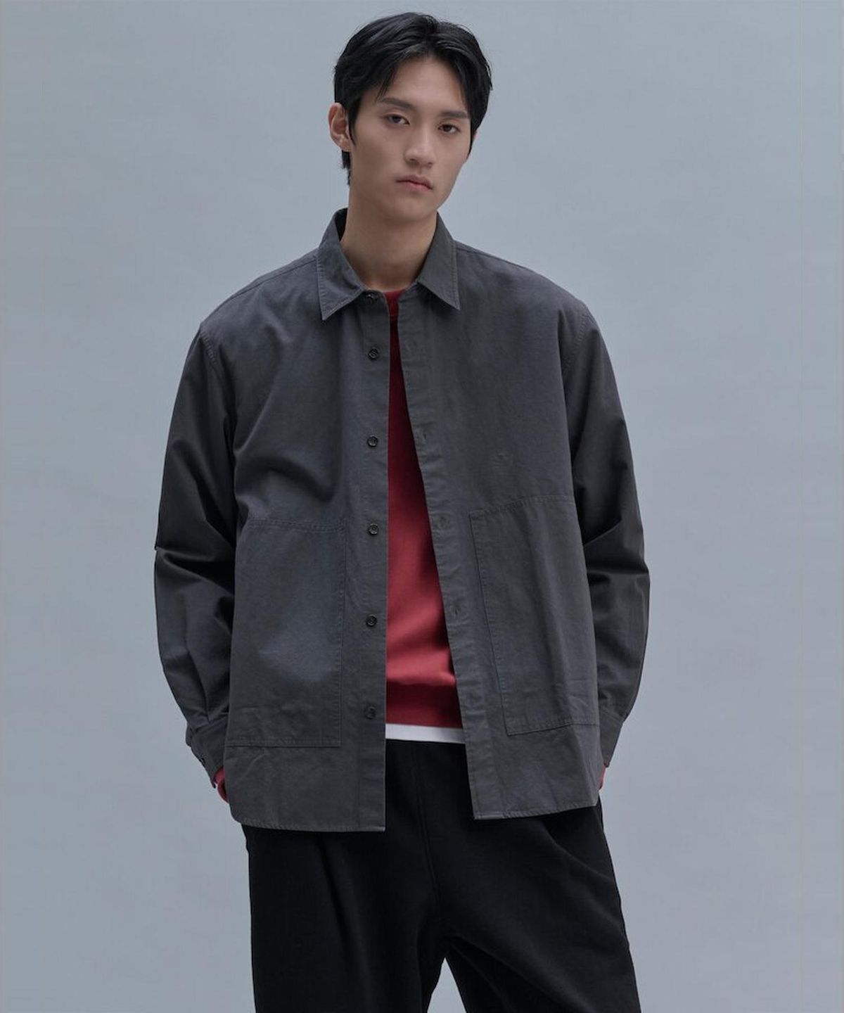 시프트지(SHIFT.G) Whph SunDried Cotton Shirts  Khaki